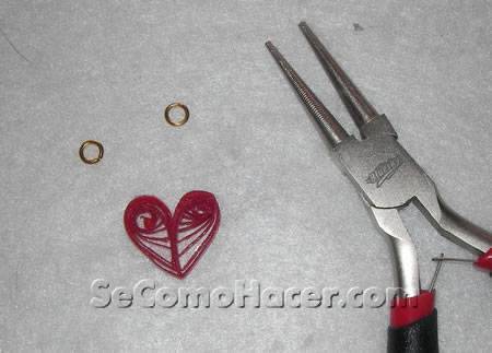 Cómo hacer pendientes de corazón