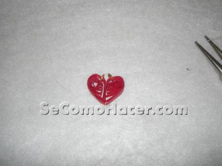 Cómo hacer pendientes de corazón