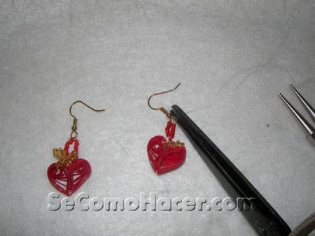 Cómo hacer pendientes de corazón