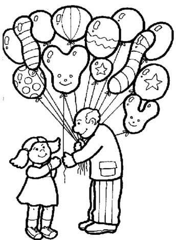 Dibujos para colorear del día del padre