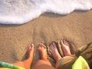 Masaje en los pies