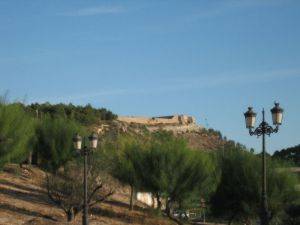Vista del castillo de Guardamar
