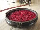 rosas en agua
