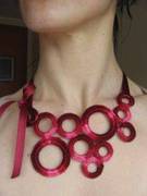 Collares de abalorios tejidos a crochet