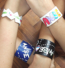 Pulseras recicladas