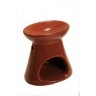 Quemador De Aceite Esencial Y Esencia De Ceramica Rojo
